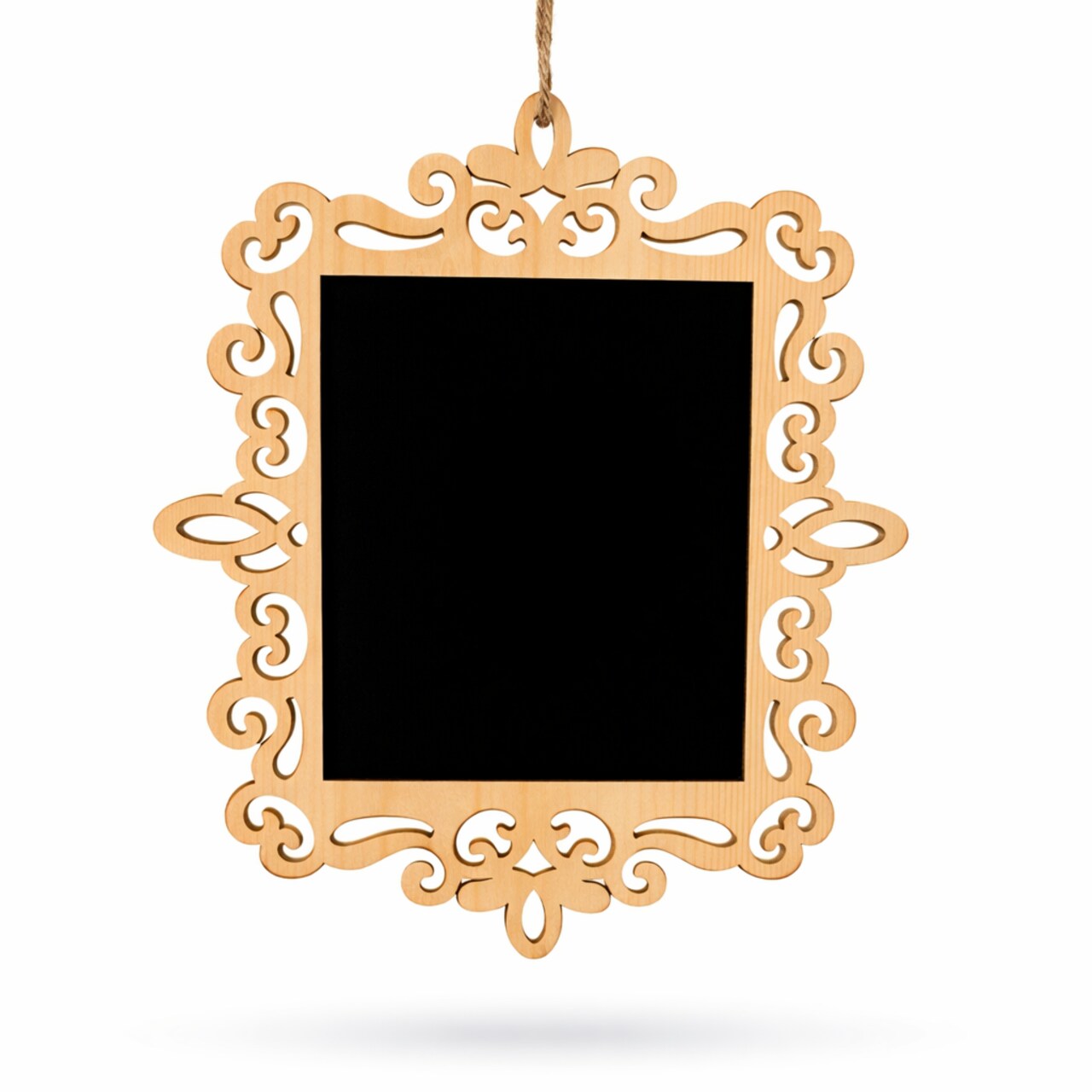 Blackboard, Erasable Hanging Chalkboard Ornament- Sign Display Board 8 Inches Tall